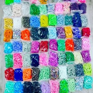 50 stands & 50 charms 💚 Diy jewelry making